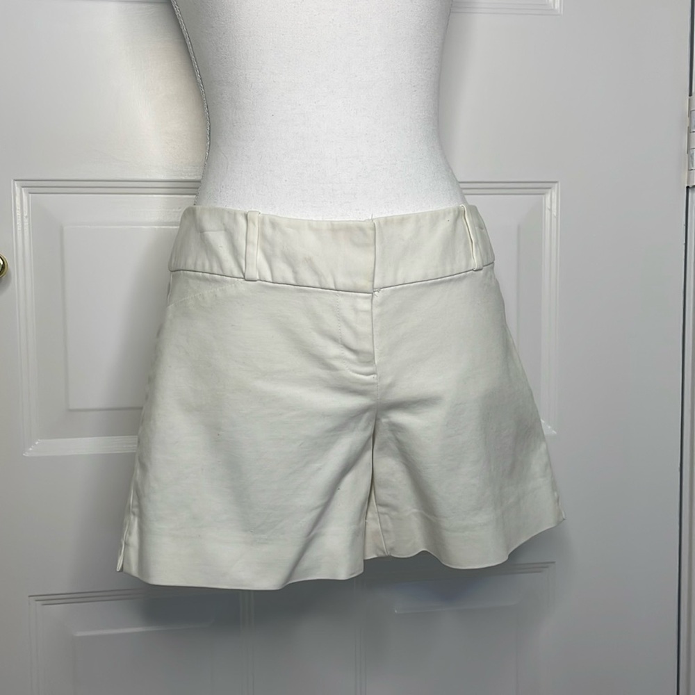 The Limited White High-Waist A-Line Shorts